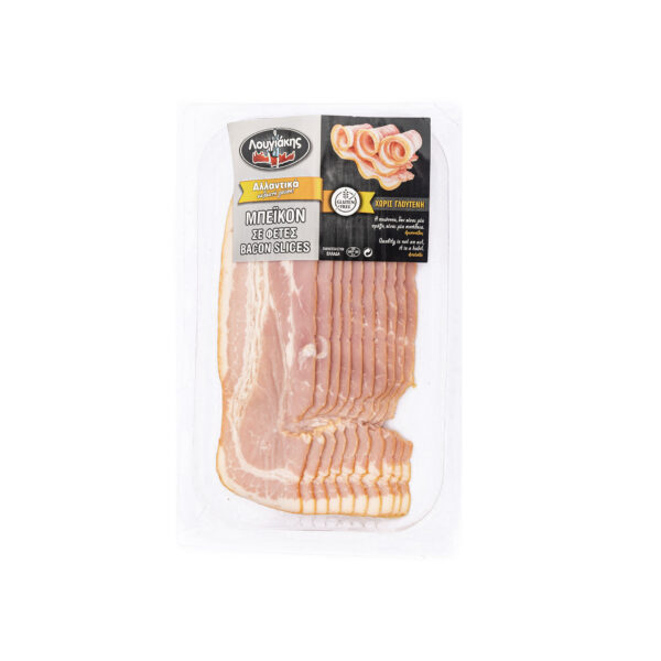 Lougiakis smoked bacon in slices