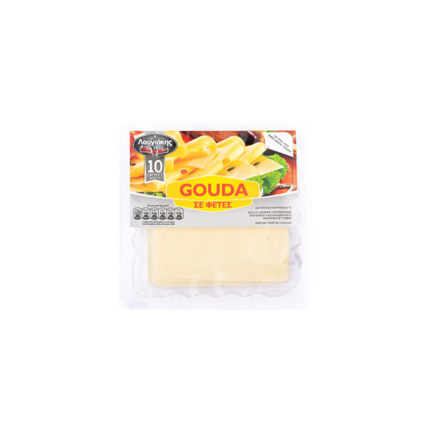 Λουγιάκης τυρί gouda σε φέτες